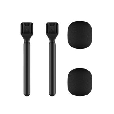 Imagem de Suporte de microfone adequado para DJI/Hollyland/Rode/Movo, suporte de microfone sem fio, bastão de mão, pacote com 2