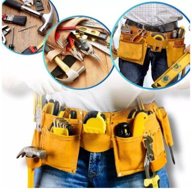 Imagem de Cinto Profissional Para Ferramentas Carpinteiro Eletricista