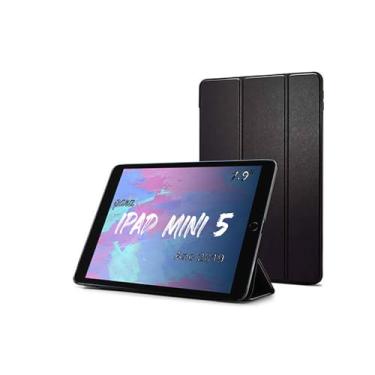 Imagem de Smart Case Para Apple iPad Mini 5ª Geração De 7.9" Pol. Model A2133 A2124 A2126 A2125 Ano 2019 - Alamo (PRETO)