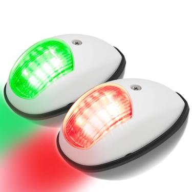 Imagem de (White) - Obcursco LED Boat Navigation Lights, Boat Bow Light,Marine Boat Navigation lamp. Perfect for Pontoon, Skeeter, Power Boat and Skiff