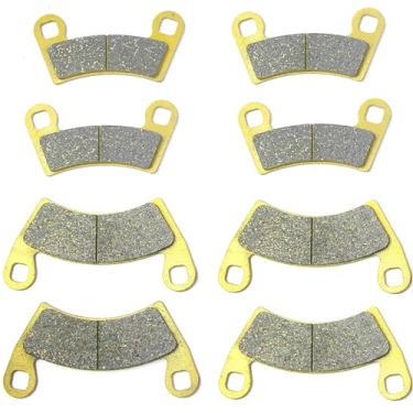 Imagem de Master Chen Pastilhas de freio dianteiras traseiras para Polaris Ranger XP 1000 2018 2019 2020 2021 2022 - Ranger Crew XP 1000 2019-2022 - Ranger 1000 Crew 1000 2020-2022 Freios FA656 FA456 MC00 499