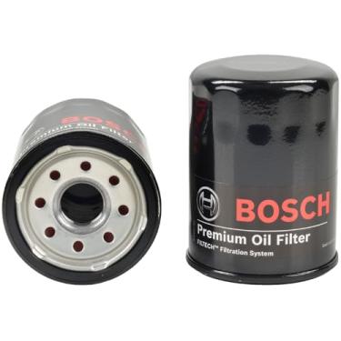 Imagem de BOSCH 3323 Filtro de óleo premium com tecnologia de filtragem Filtech – Compatível com Select Acura MDX, RDX, RSX, TL; Chrysler; Dodge; Ford; Honda Accord, Civic, CR-V, Pilot; Infiniti; Nissan + Mais