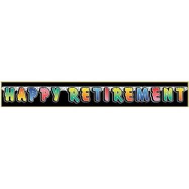 Imagem de Beistle Serpentina Happy Retirement, 12,7 cm x 1,5 m