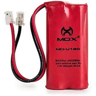 Imagem de Bateria Telefone Sem Fio 2.4v 600mah 2aaa Universal MO-U120 - Mox