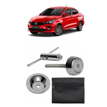Imagem de Parafuso Trava Antifurto Roda Estepe Original Fiat Cronos - MCGARD