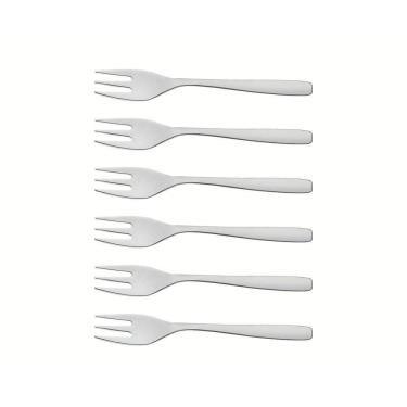 Imagem de Jogo De Garfos Para Petiscos Tramontina Amazonas Em Aço Inox 6 Peças Tramontina