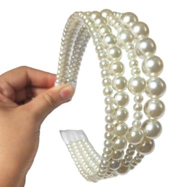 Imagem de Tiara Pérola Marília Mendonça Arquinho Luxo Perolas 4 em 1 - Wave Shop