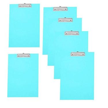 Imagem de Prancheta A4 Cores Office Wire Clip Mdf Stalo 6 Unidades, Azul