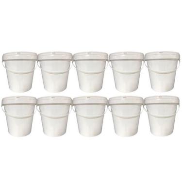 Imagem de Pote Para Algodão E Cotonete 3.6L 10 Pçs - Nastripack
