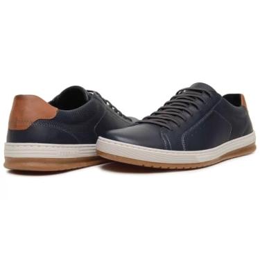 Imagem de Sapatênis Masculino Casual em Couro Dia a Dia EasyWear FreeWay Track05