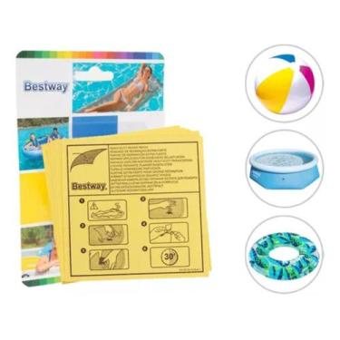 Imagem de Adesivo Reparo Infláveis Piscina Colchão Remendo Extra Forte - Bestway