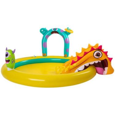 Imagem de Piscina Infantil Inflável Redonda Jilong 170L  - SunClub Monstro