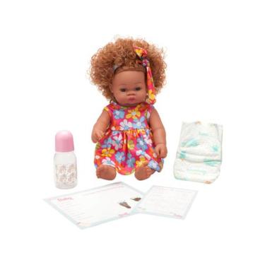 Imagem de Bebê Reborn Sweet Claire Laura Baby 42cm - com Acessórios, Branco, Ros