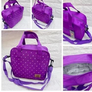 Imagem de Bolsa Térmica Fitness para Armazenar Alimentos - good felps, Roxo