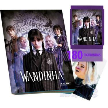 Imagem de Kit Album Wandinha Addams +180 Figurinhas Inspirado Na Série - Panini,