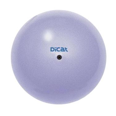 Imagem de Bola Glitter 300g 16cm Ginástica Rítmica Dicat Sports, Lilás