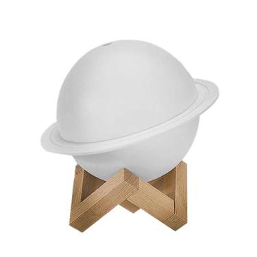Imagem de Luminária Abajur Umidificador De Ar Planeta Saturno 3D - Amana Store