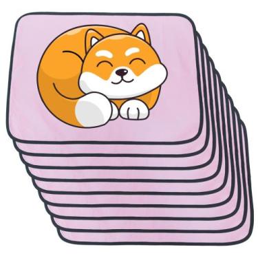 Imagem de 9 Caminhas para Cães e Gatos Dobrável 200 Lavagens 70x50 Rosa Antipulg