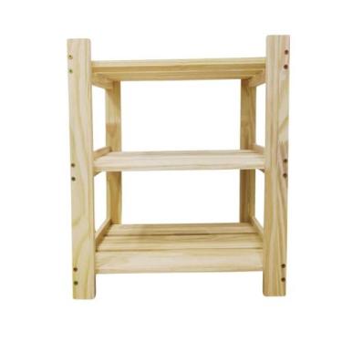 Imagem de Multiuso Estilo Ripado Sapateira para Hall de Entrada Reforçada em Mad