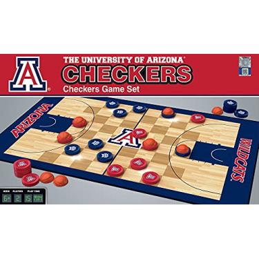 Imagem de MasterPieces NCAA Arizona Wildcats, jogo de tabuleiro de damas, para maiores de 6 anos