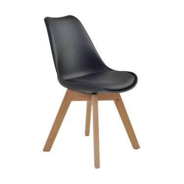 Imagem de Cadeira Polipropileno Madeira Saarinen Wood Espresso Móveis