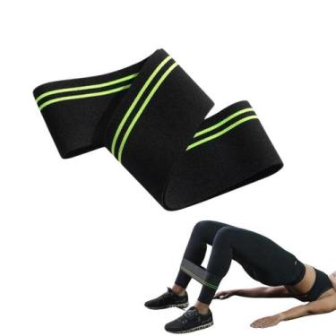 Imagem de Hip Band Forte Faixa Elástica Para Treino Funcional Exercícios Yoga Fi