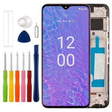 Imagem de [Com moldura] [Novo] Duotipa LCD Display Touch Screen Digitalizador Substituição para N-okia C210 TA-1548 6,3 polegadas com kit de ferramentas de reparo técnico - Preto.