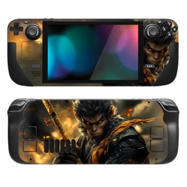 Imagem de PlayVital Conjunto completo de decalque de película protetora para LCD Steam Deck, adesivos personalizados capa de vinil para Steam Deck OLED - Wasteland Wukong