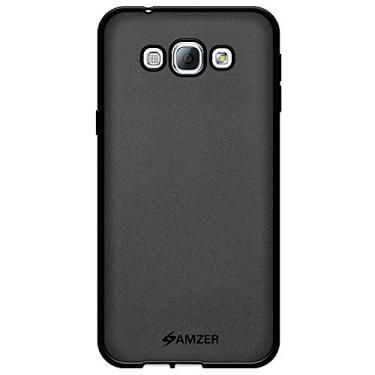 Imagem de AMZER Capa de TPU em gel macio para Samsung Galaxy A8 SM-A800F - Embalagem de varejo - Preta
