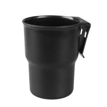 Imagem de Suporte de copo de carro MiOYOOW, gancho de recipiente de garrafa, calibre 9,9 cm, suporte de armazenamento para bebidas, chaves de celular, garrafa de água, caneta, Preto, Plástico ABS