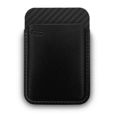 Imagem de Carteira Porta Cartões com MagSafe - Preta - CARBON DESIGN