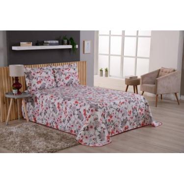 Imagem de Colcha Viena Casal Queen 3 Peças Estampado - BruceBaby Bordados, Valen