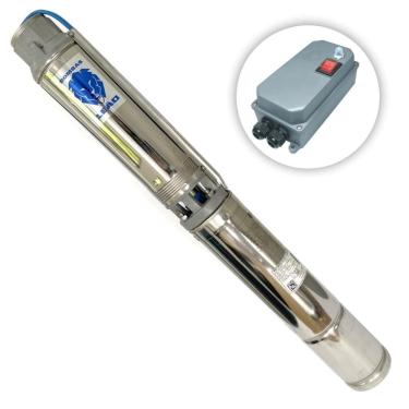 Imagem de Motobomba Submersa Leão 4R3PA 1CV 11E  220/230V Monofasico