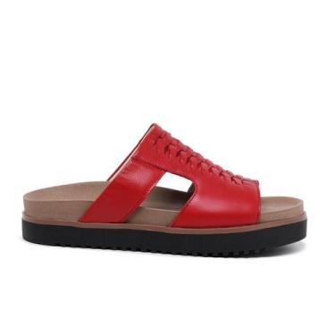 Imagem de Sandalia Chinelo Tamanco Conforto Anatomico Ortopedica Salto Baixo Con