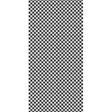 Imagem de Papel De Parede Adesivo Xadrez Quadriculado Branco Preto XA 16 - IC DE