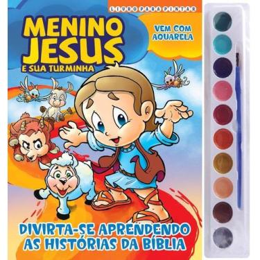 Imagem de Livro - Menino Jesus livro para pintar