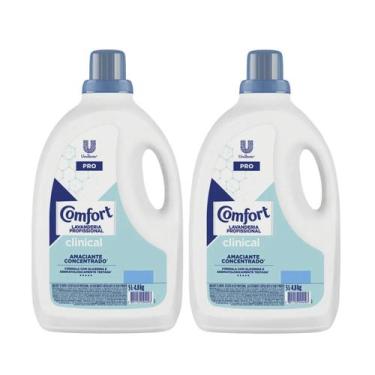Imagem de Kit 2 Amaciante Roupa Comfort Clinical Pro Diluído Conforto