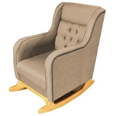 Imagem de Poltrona De Amamentar Balanço Retro Beatriz Decor - Beatriz Decor , CA