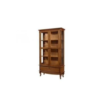 Imagem de Cristaleira Country Com Gaveta Vidro Lateral 106x58 - Tommy Design - A