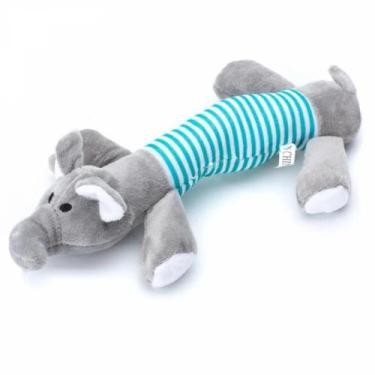 Imagem de Brinquedo de pelucia mordedor para Cães e Gatos com apito - Lojas Edri