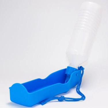 Imagem de Garrafinha para cachorro beber água - Bebedouro Portátil de passeio Cães e gatos 500ml Chalesco