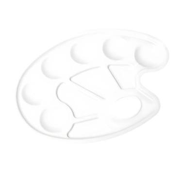 Imagem de Godê Paleta Plástica Oval com 10 Cavidades Keramik 15418