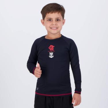 Imagem de Braziline Camiseta Flamengo Guanabara, Infantil, Preto, P