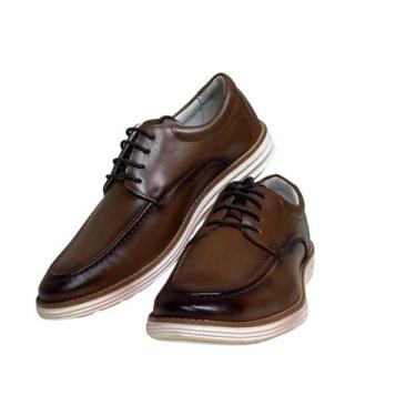 Imagem de Sapato Sport Fino De Couro Ref.0210 Havana - Tiago Souza Boots e Shoes