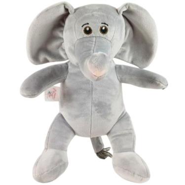 Imagem de Pelúcia De Animais Safari Elefante Bichinhos Criança 25cm Bebe Present