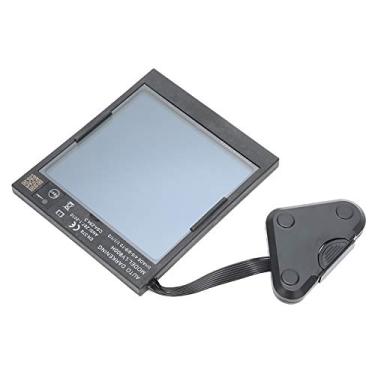 Imagem de Capacete de Soldagem Com Escurecimento Automático Solar Com Grande Janela de Visualização e Brilho Ajustável - Protetor Facial Montado na Cabeça para Soldadores Profissionais e