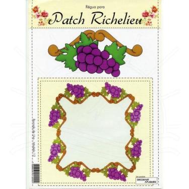 Imagem de Régua para Patch Richelieu Márcia Caires Modelo 12 - Barrado de Uvas -