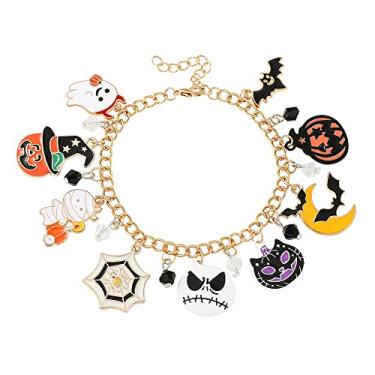 Imagem de Blingsoul Pulseiras femininas com pingentes – Joias de filmes de terror para mulheres, Metal, Sem pedras preciosas