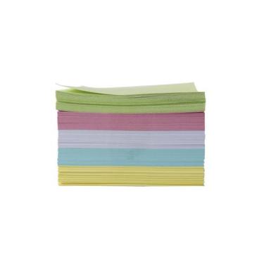 Imagem de Bloco de anotacao de papel com 500 folhas coloridas  76x76mm - EU QUER