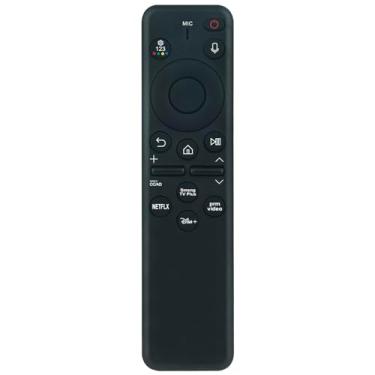 Imagem de Allimity Substituição remota de voz BN59-01432A para modelos 2023 Samsung Smart TVs LS03CB Q70C QN85CD CU7000 QN90C QN85C Q70C Q60C Series TVs com aplicativos de atalho - Netflix SamsungTVPlus